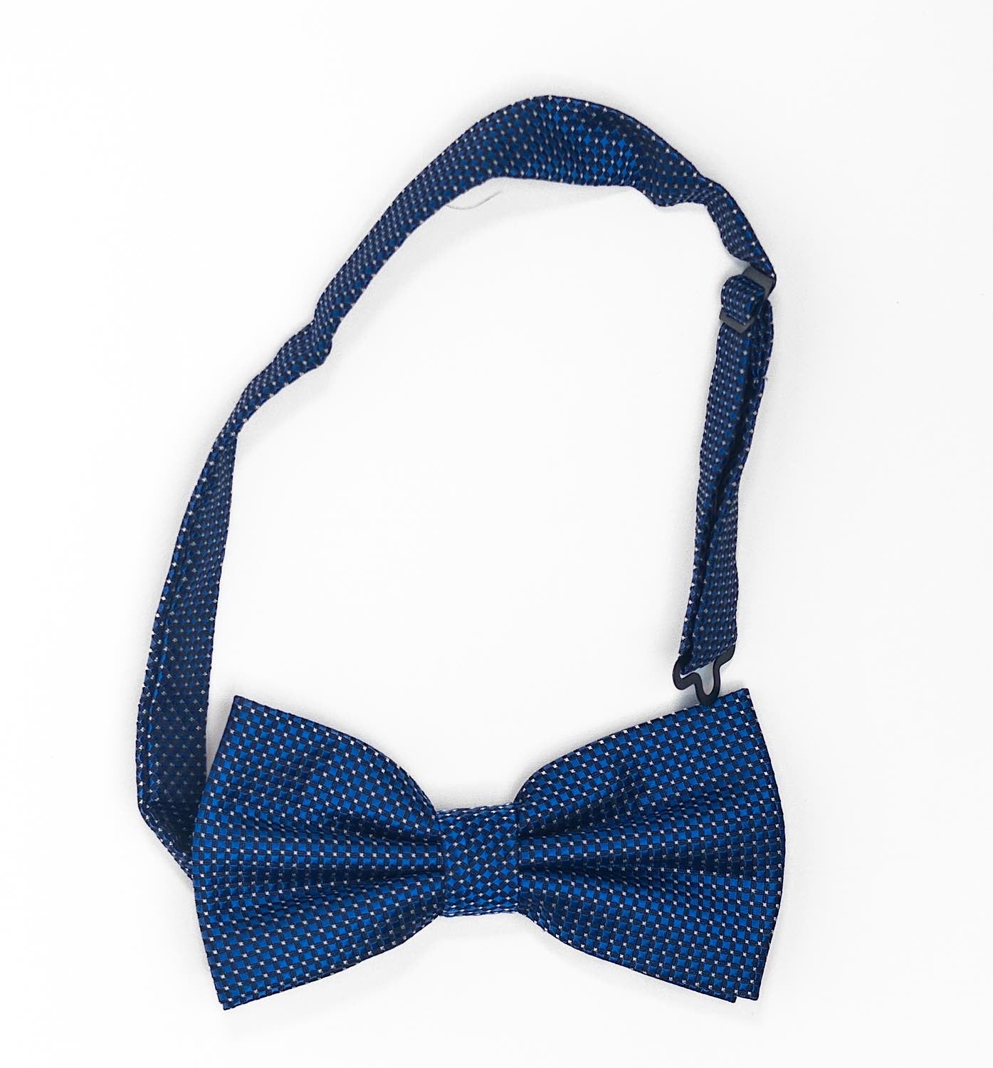 Electric Blue Bow Tie | White Fantasy