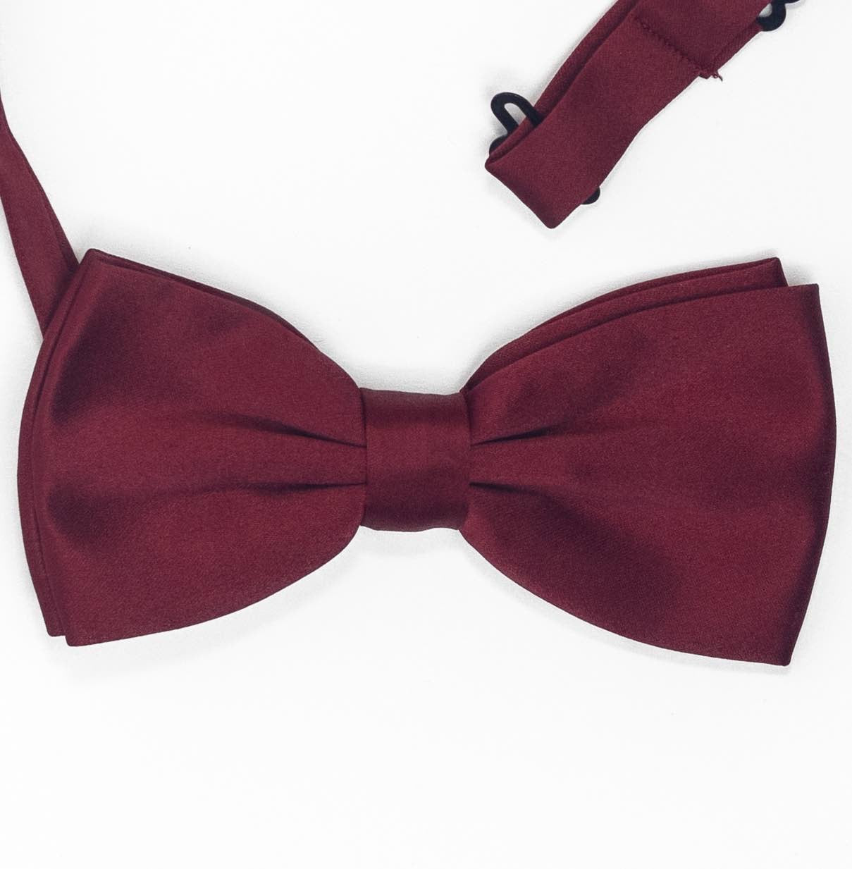 Solid Color Bow Tie | Bordeaux