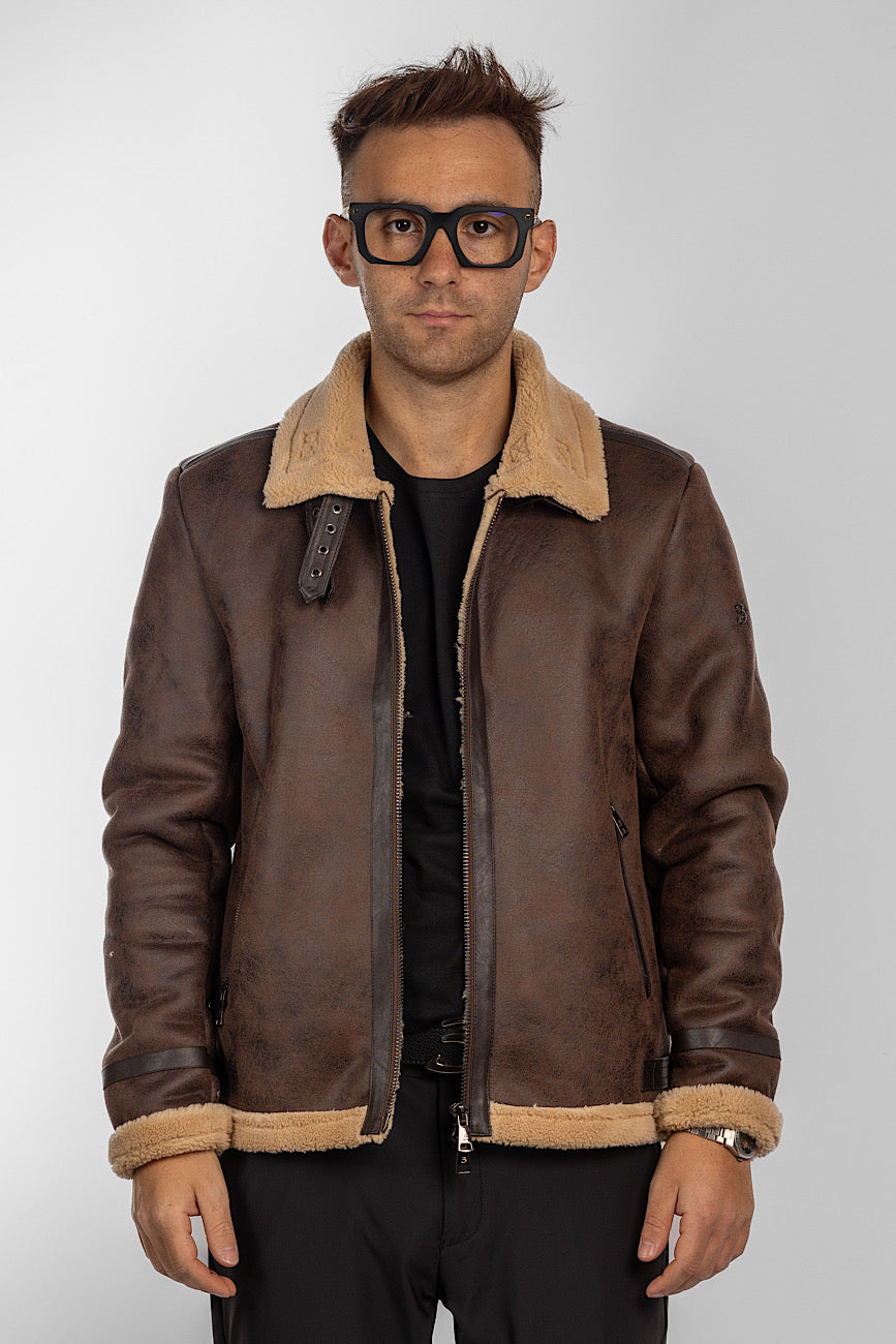 Ecological Sheepskin Aviator Model | Testa Di Moro