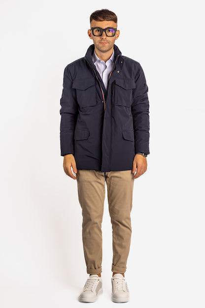 Field Jacket Idrorepellente | Blu