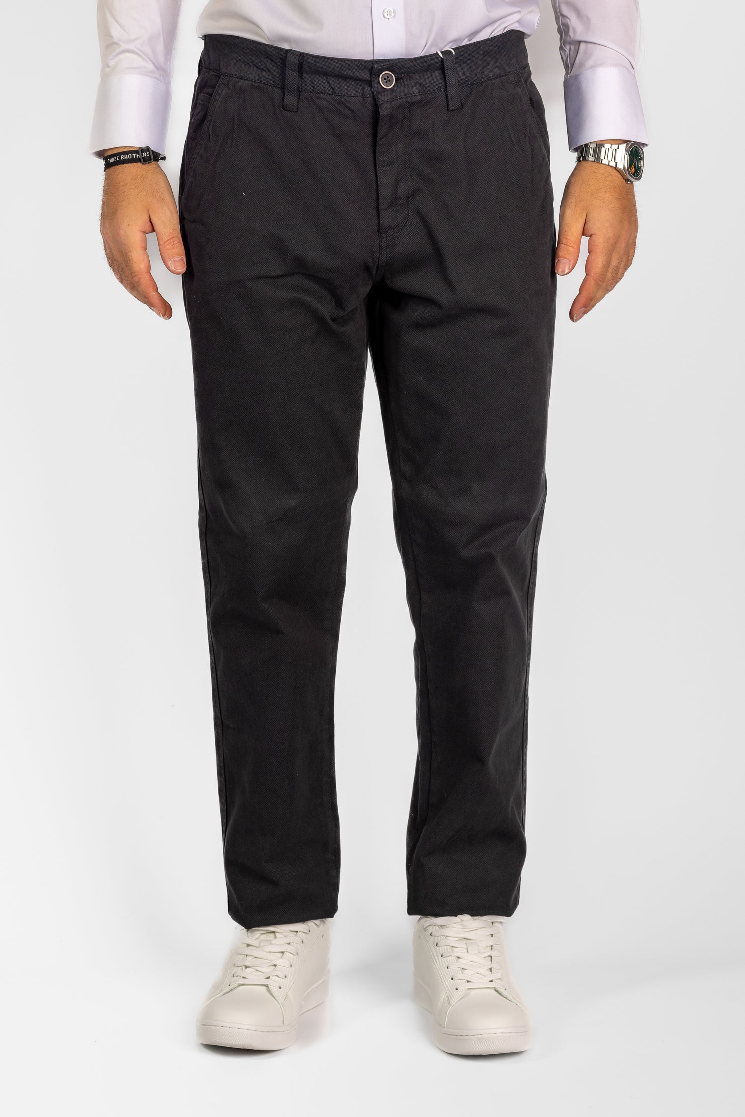 Pantalon à motifs Regular Soft Leg 2 pour 40 € | BR003 Noir