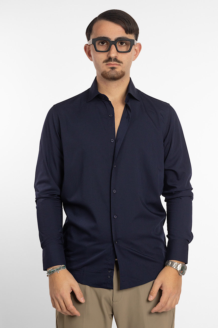 Camicie semi slim Camicie No stiro Camicia Basic Anche Da