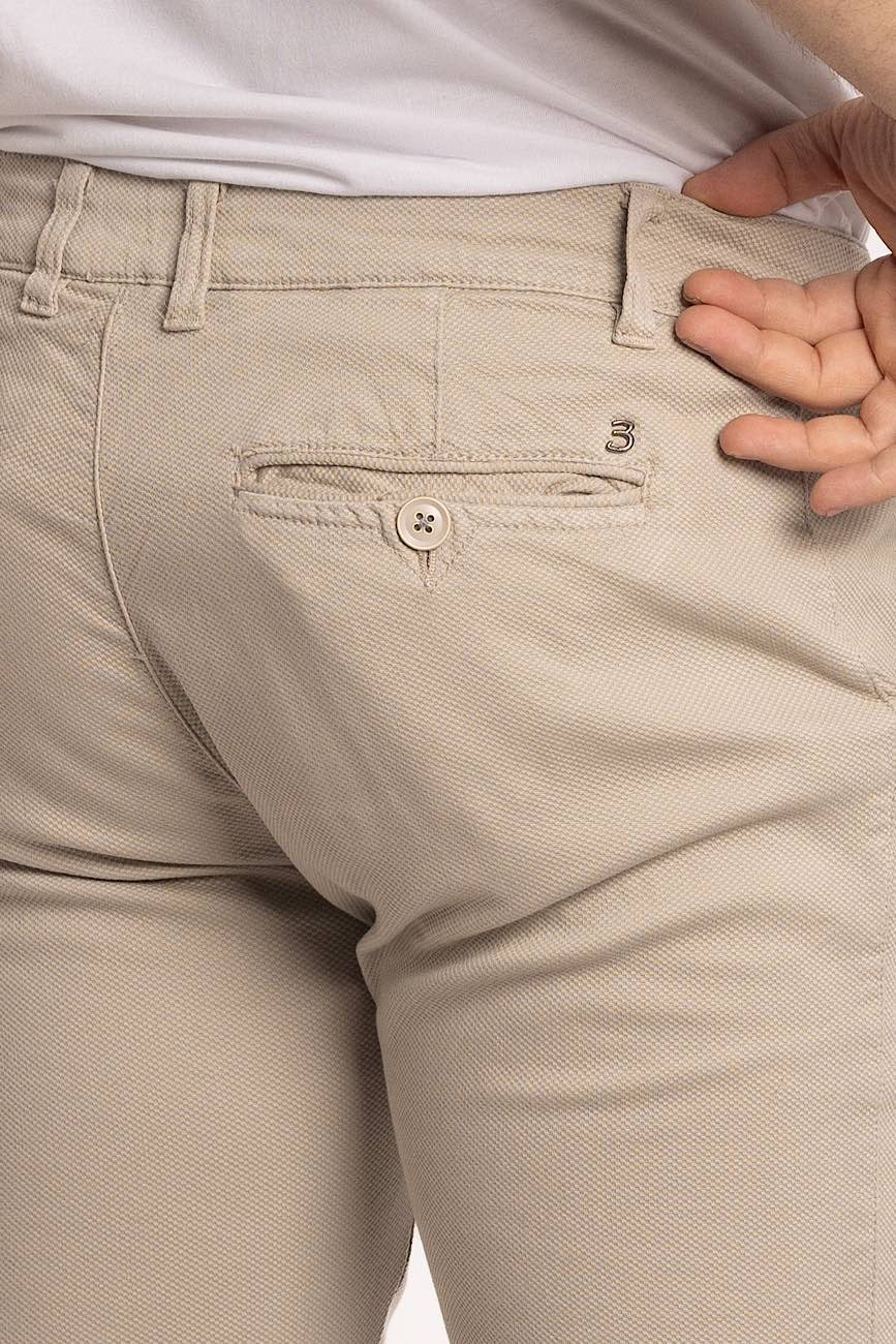 Pantalone Piquet Capri | Ghiaccio 6