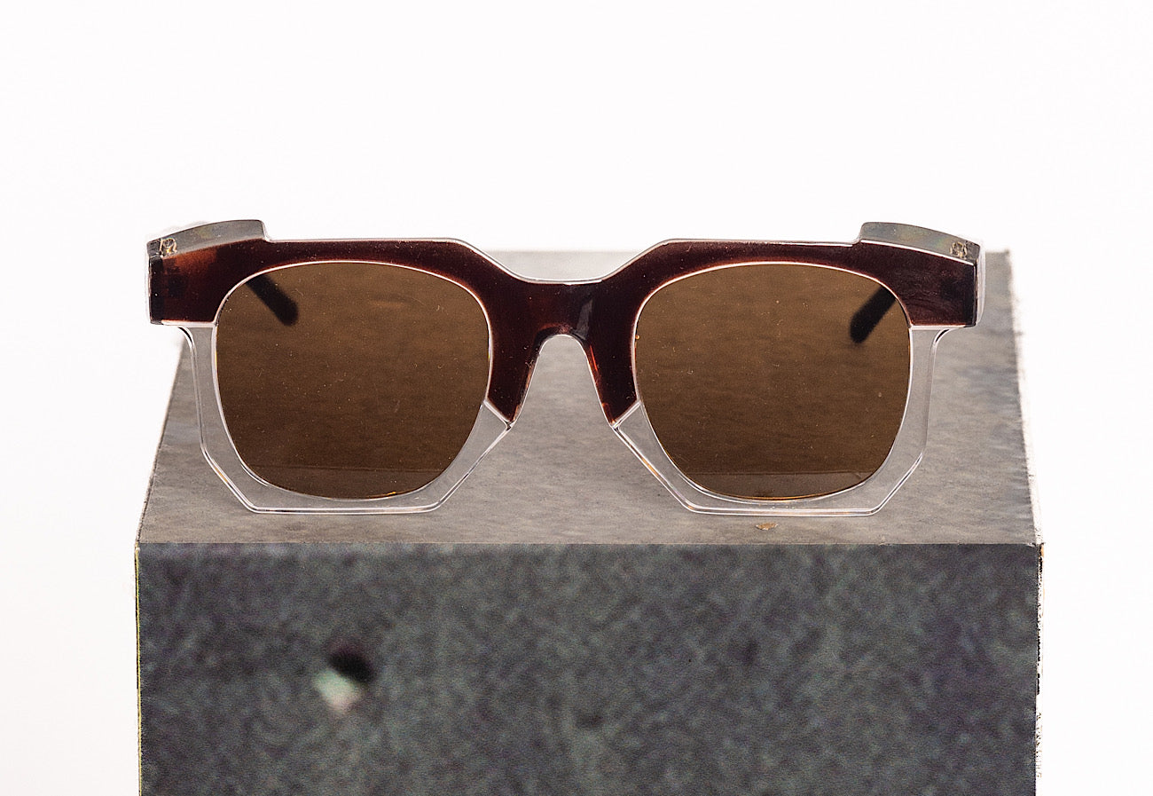 Bicolor Sunglasses | Brown