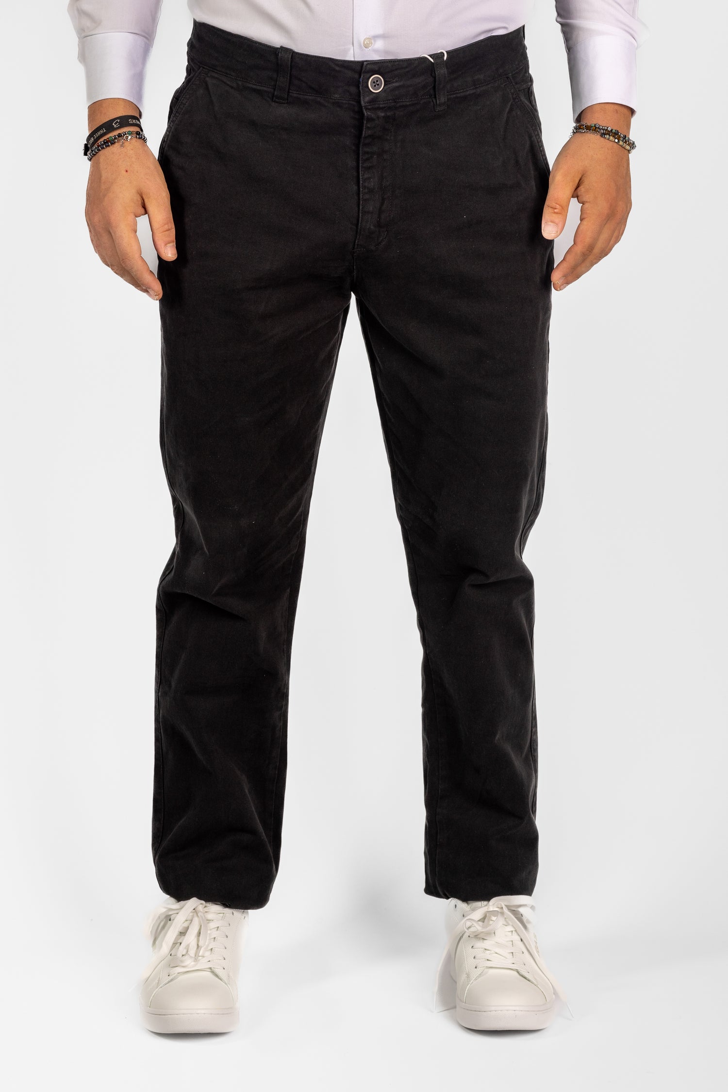 Basic Regular Soft Leg Trousers 2 for €40 | BR002 Black