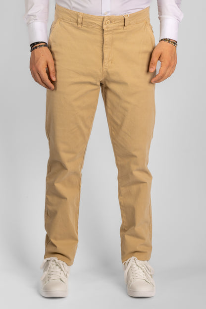 Pantalon basique à jambe souple <tc>"20€ de réduction au deuxième"</tc> | BR002 Beige