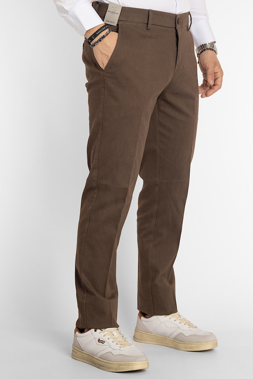 Pantalone Semi Classico | 2 per €50 | Marrone