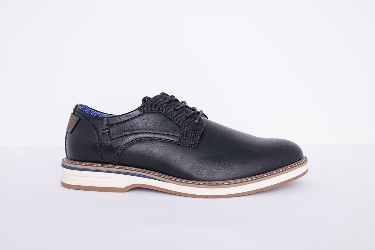 Derby with White Sole | Black