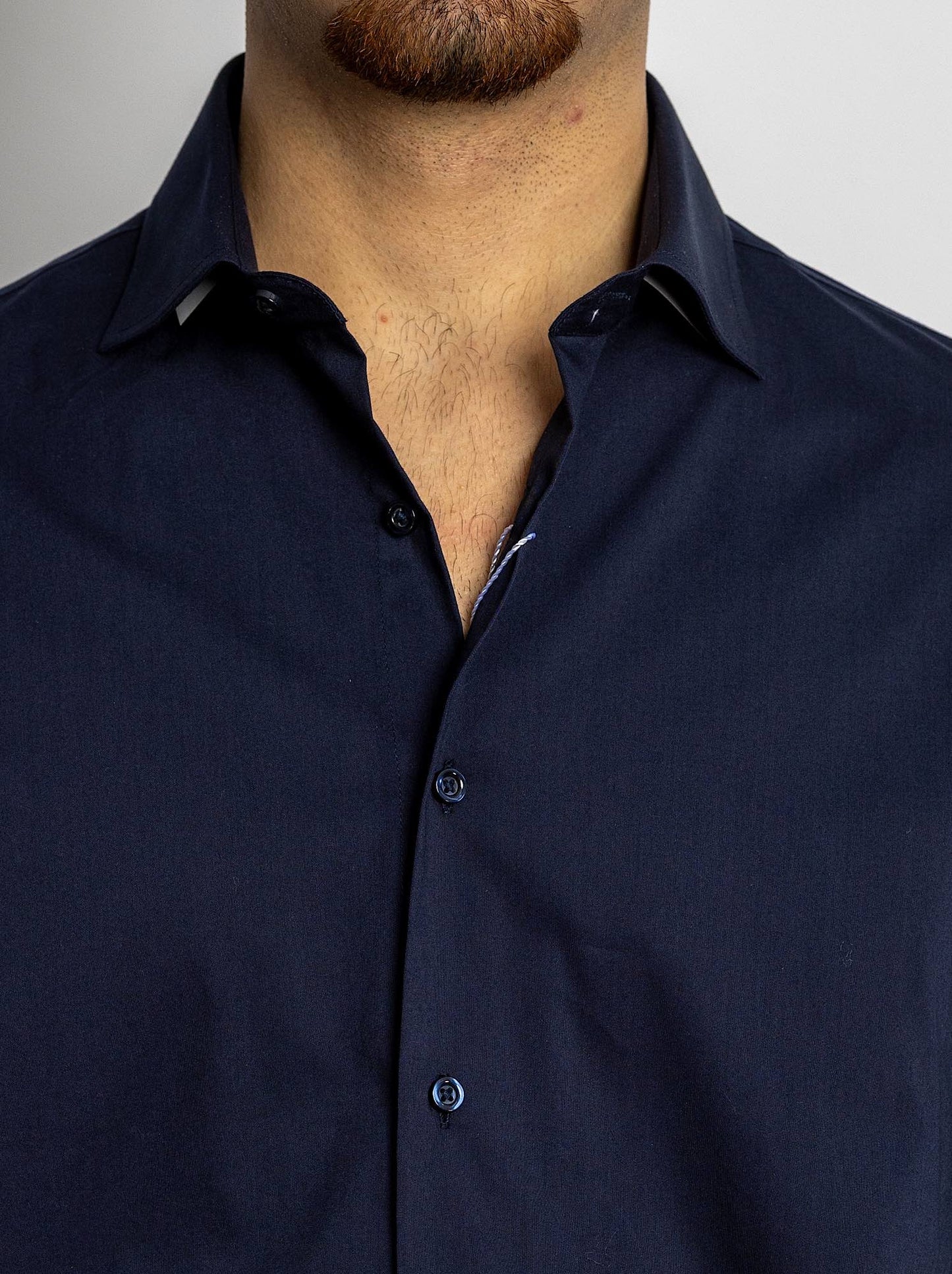 Camicia No Stiro Slim | Blu