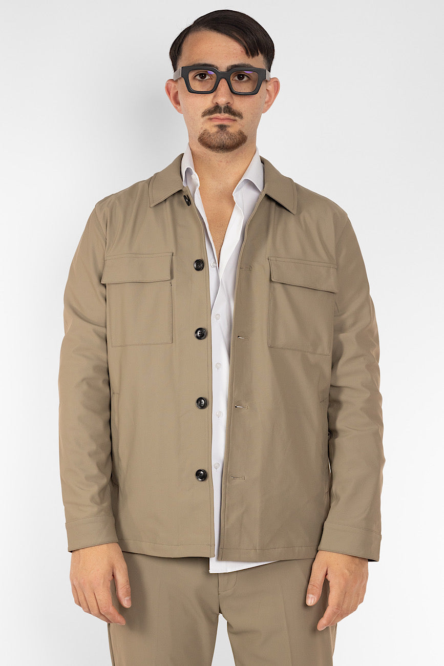 Active Overshirt Unlined Jacket | Dove Grey