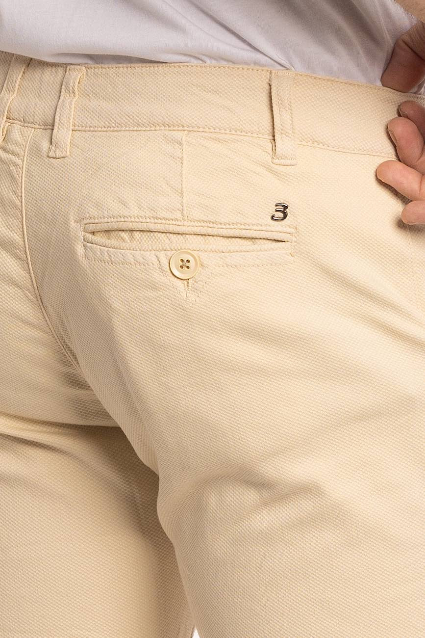 Pantalon Capri Piquet | Beige 5