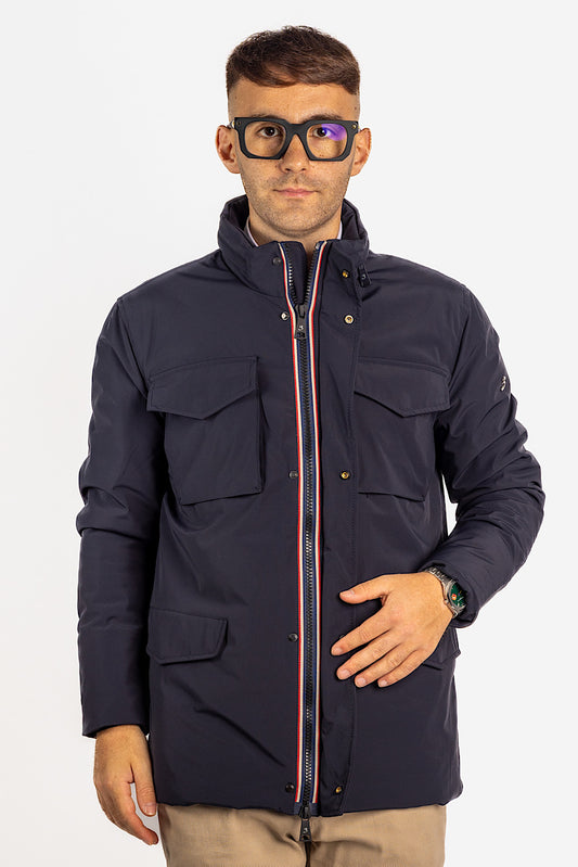 Field Jacket Idrorepellente | Blu