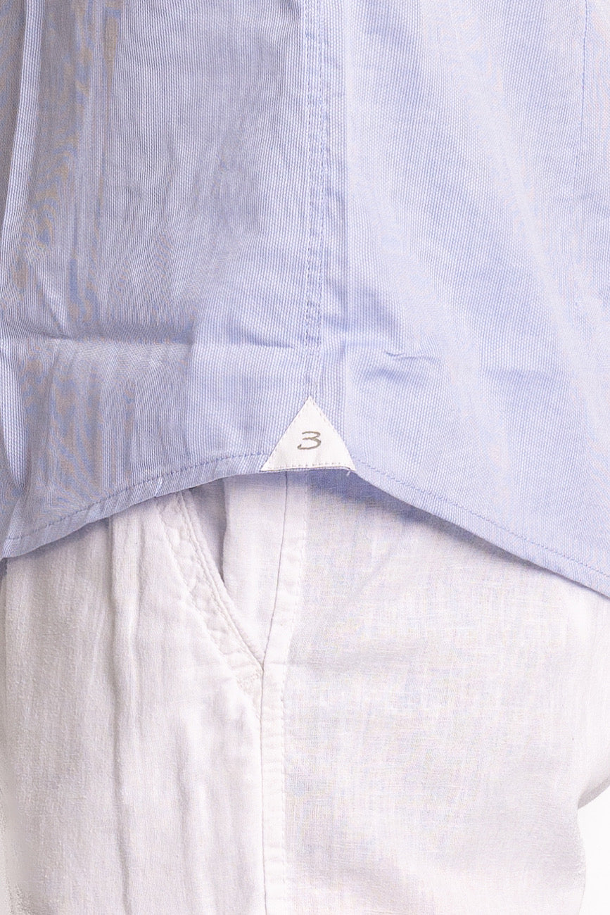 Chemise 100% Coton Semi Slim | Bleu clair