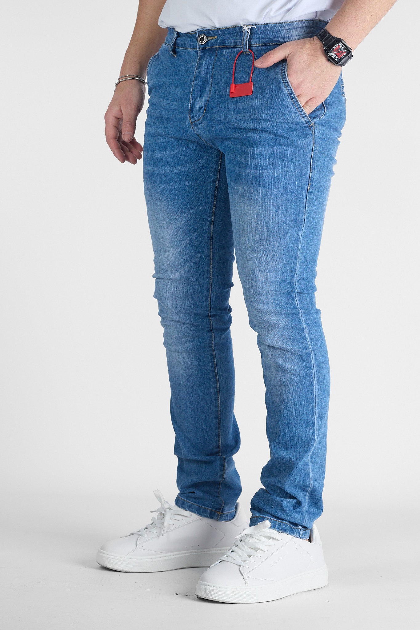 Jeans Basic Tasca America Elasticizzato | 2 per €50 | 0323