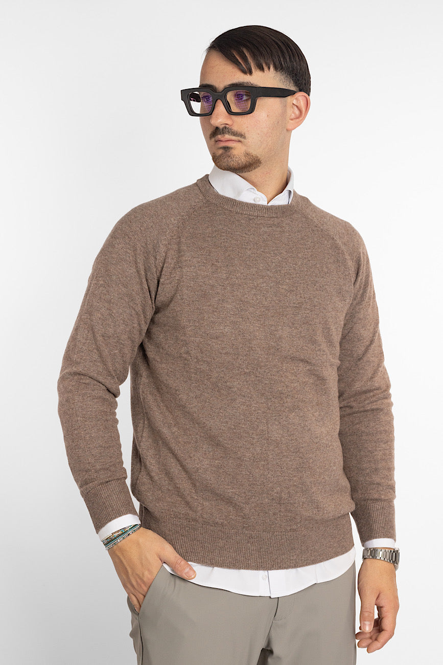 Pullover Cashmere Blend | 2 per €60 | Tortora