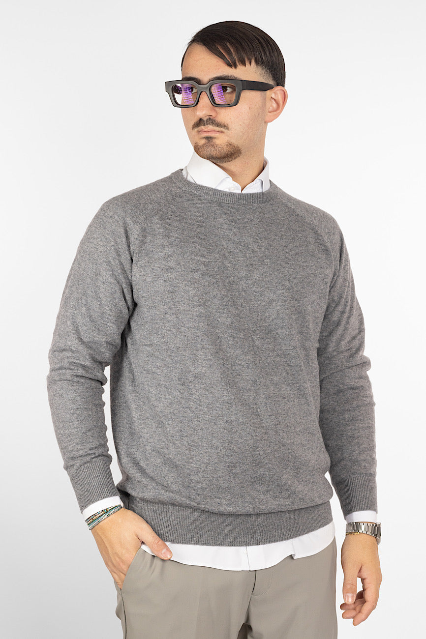 Pullover Cashmere Blend | 2 per €60 | Grigio