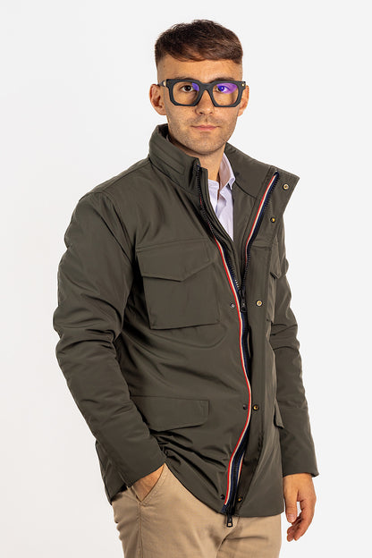 Field Jacket Idrorepellente | Verde