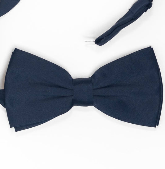 Solid Color Bow Tie | Dark Blue