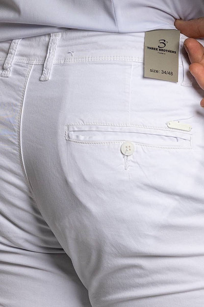 Pantalón Básico Slim | Blanco