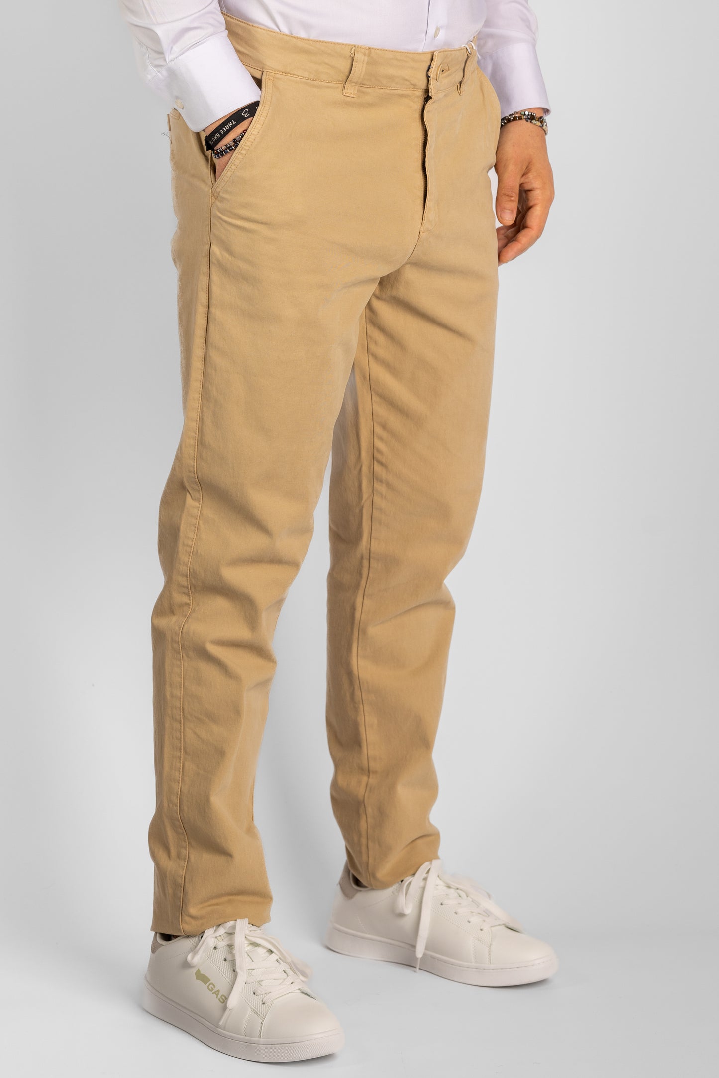 Pantalon basique à jambe souple <tc>"20€ de réduction au deuxième"</tc> | BR002 Beige