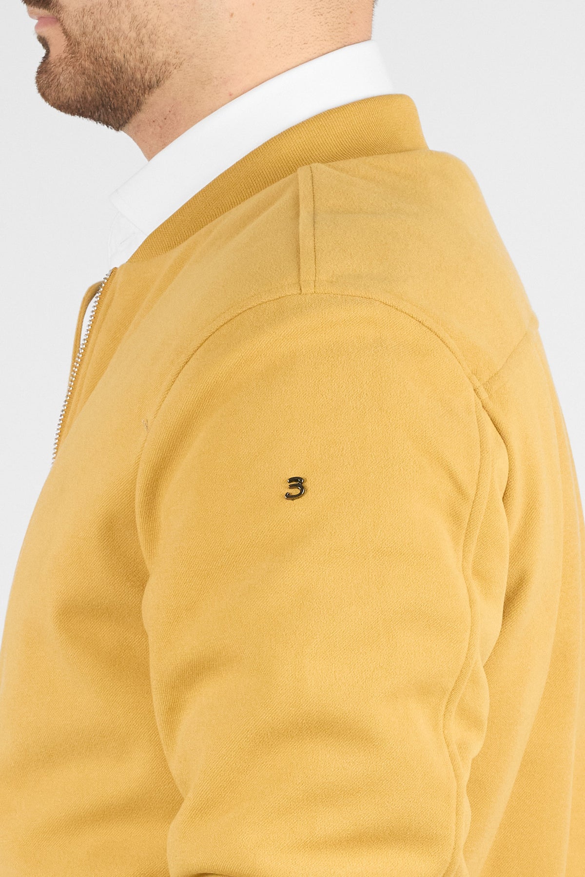 Bomber College Effetto Lana 102 | Senape