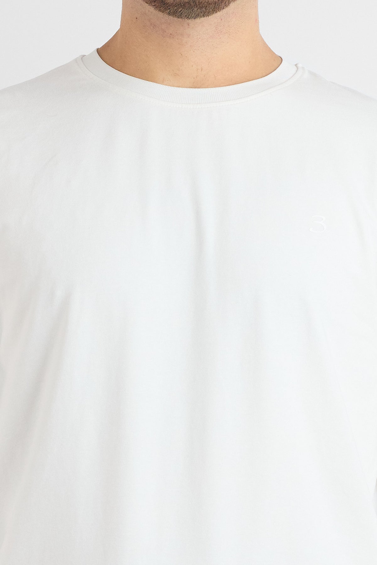 T-Shirt M/L Jersey di Cotone 66404 | 2 per €40 | Bianco