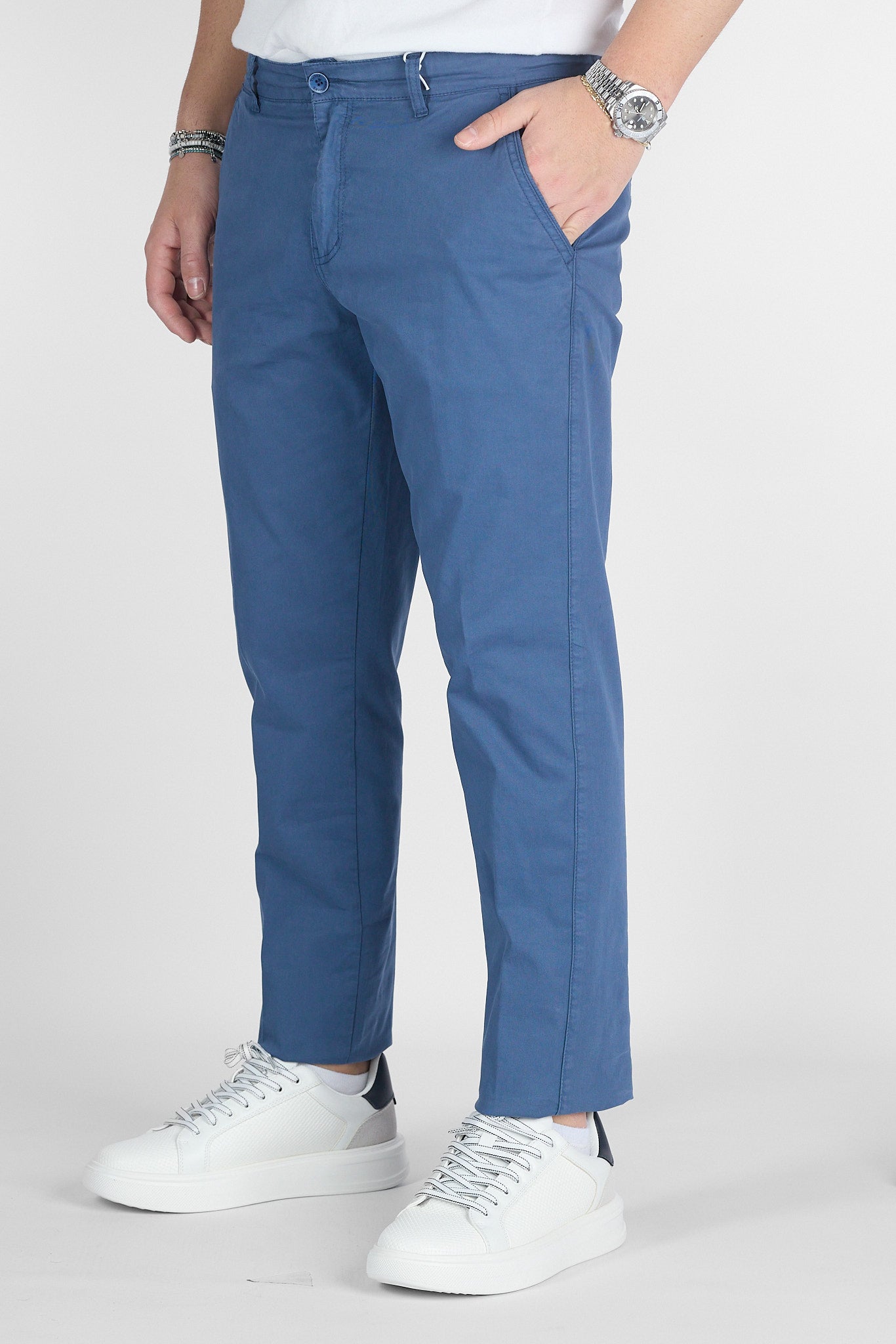 Pantalone Basic Slim B011 | 2 per €50 | Royal