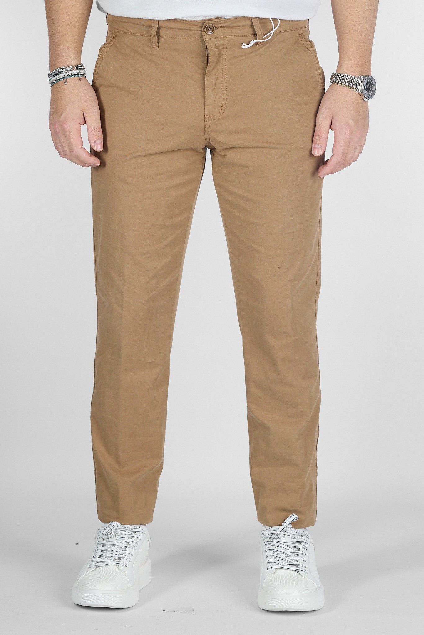 Pantalone Basic Slim B011 | 2 per €50 | Cammello