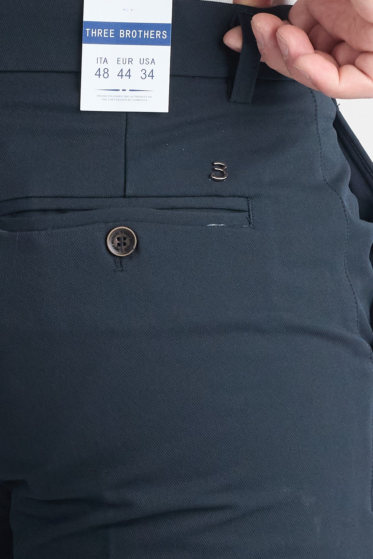 Pantalone Active No Stiro Capri FL103 | 2 per €60 | Blu