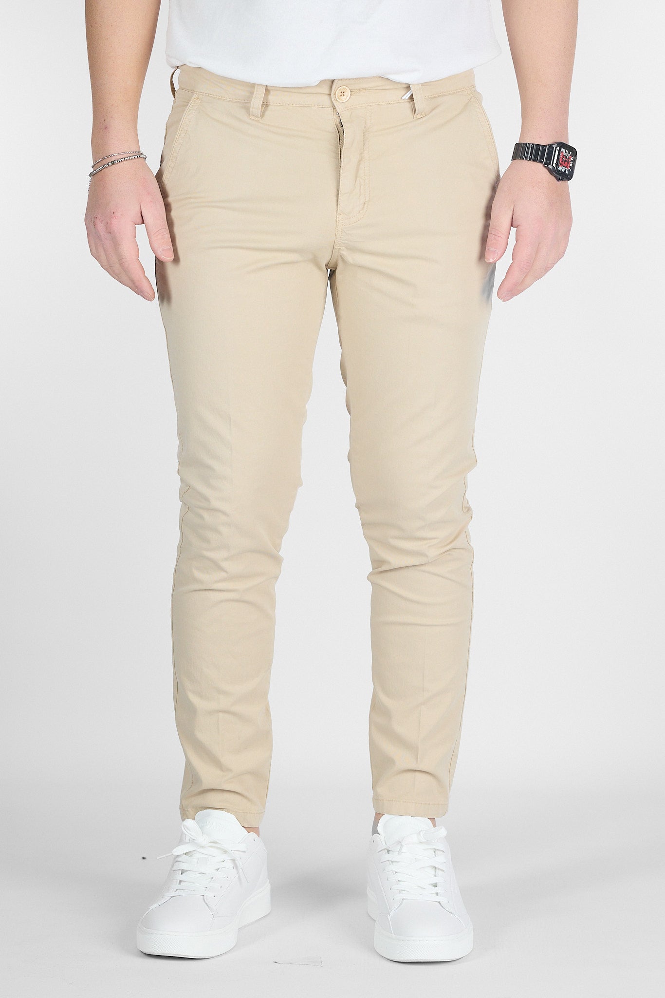 Pantalone Capri Basic in Cotone 009 | 2 per €50 | Cappuccino