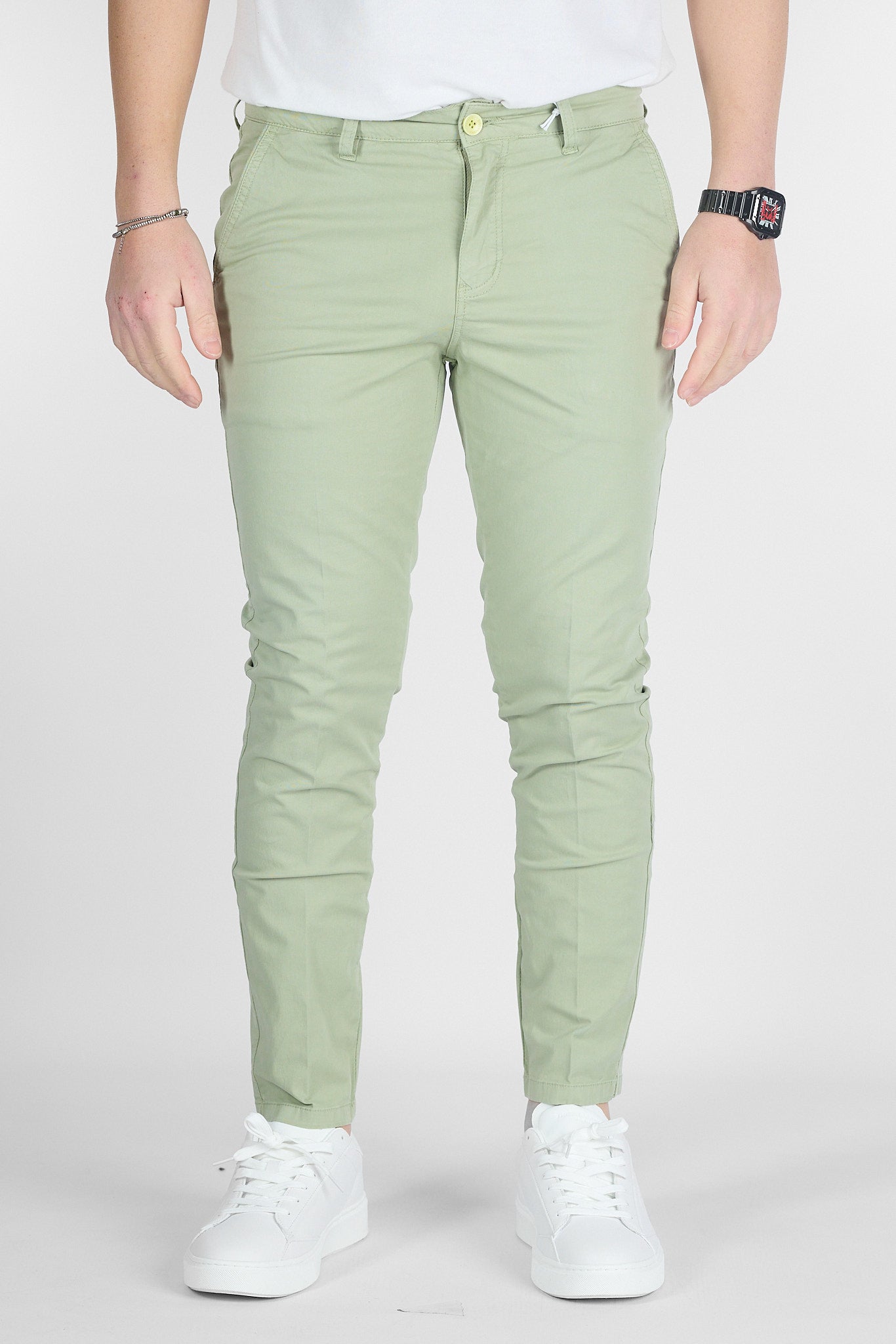 Pantalone Capri Basic in Cotone 009 | 2 per €50 | Mela