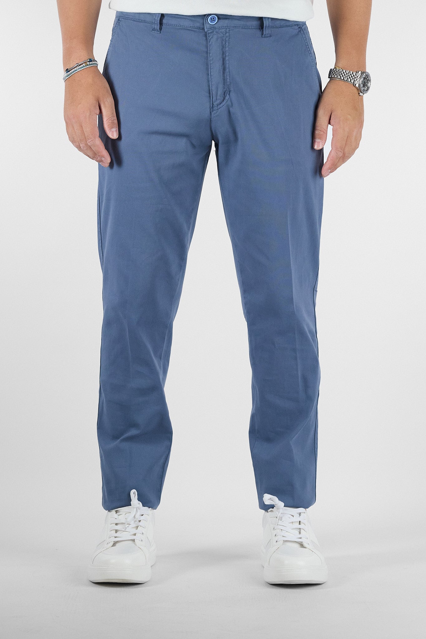 Pantalone Piquet Slim B016 | 2 per €50 | Avion
