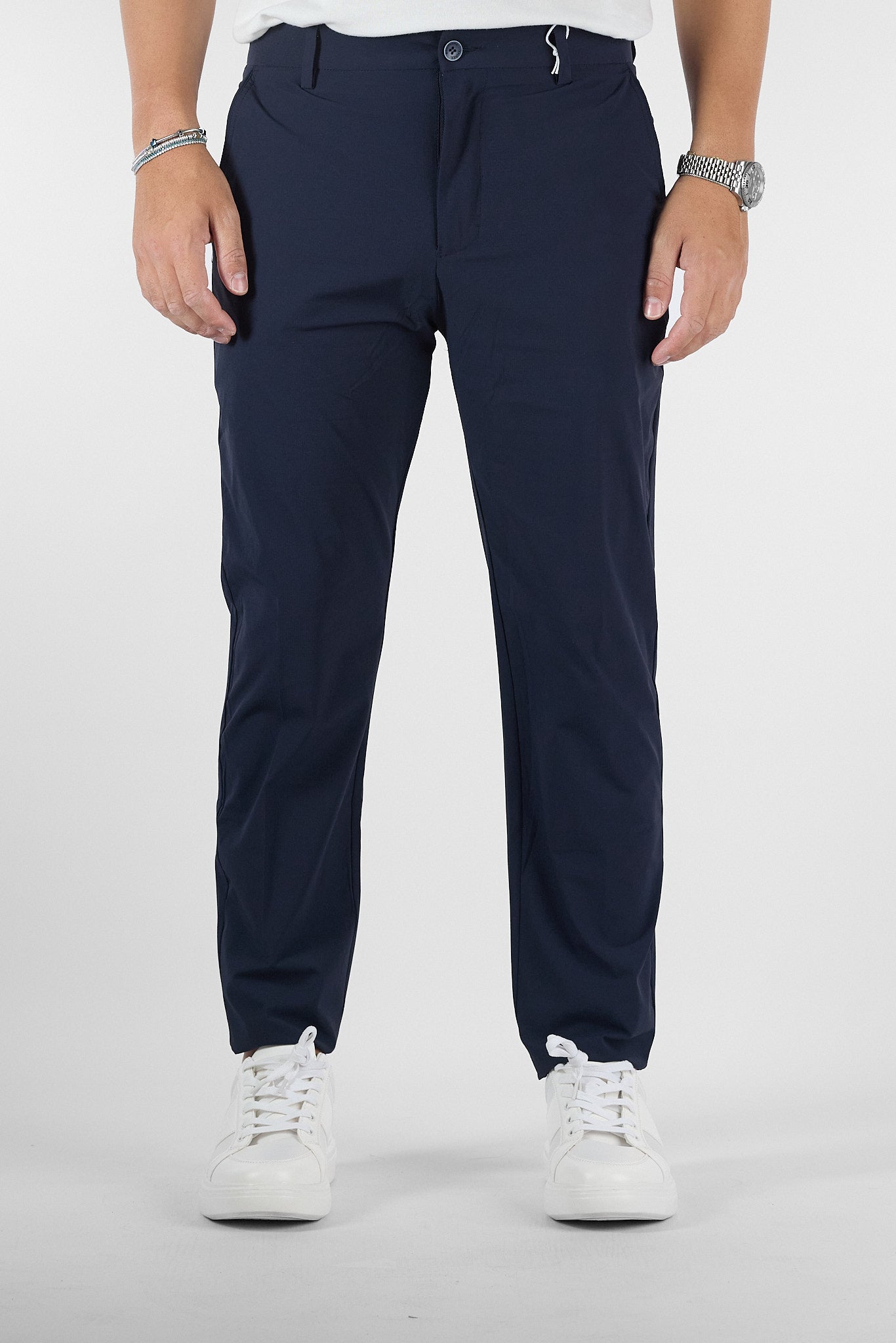 Pantalone Active No Stiro Semi Slim NS05 | 2 per €60 | Blu