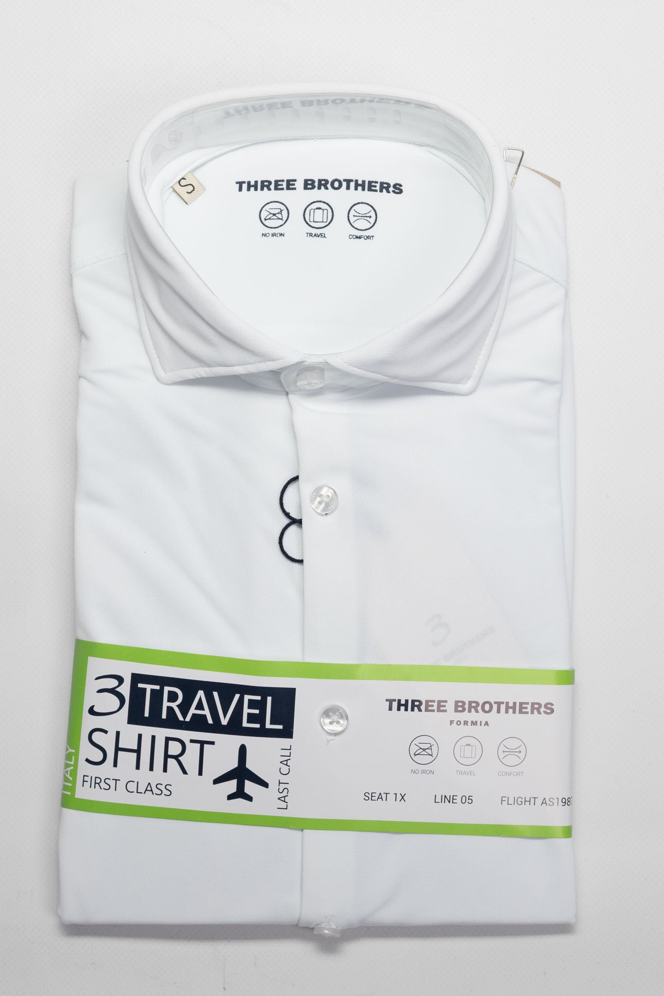 Camicia Active No Stiro Slim Super Elastic | Bianco