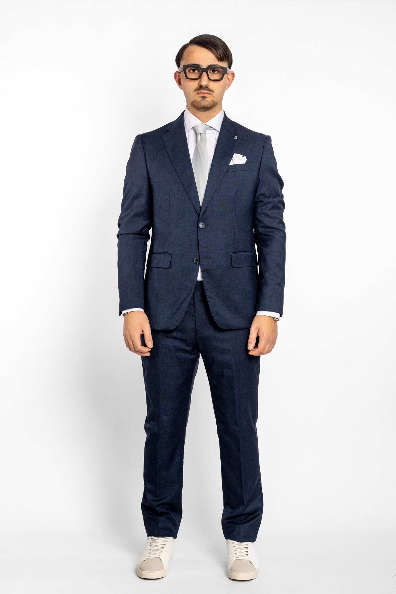 Basic Two Button Suit | Dark blue