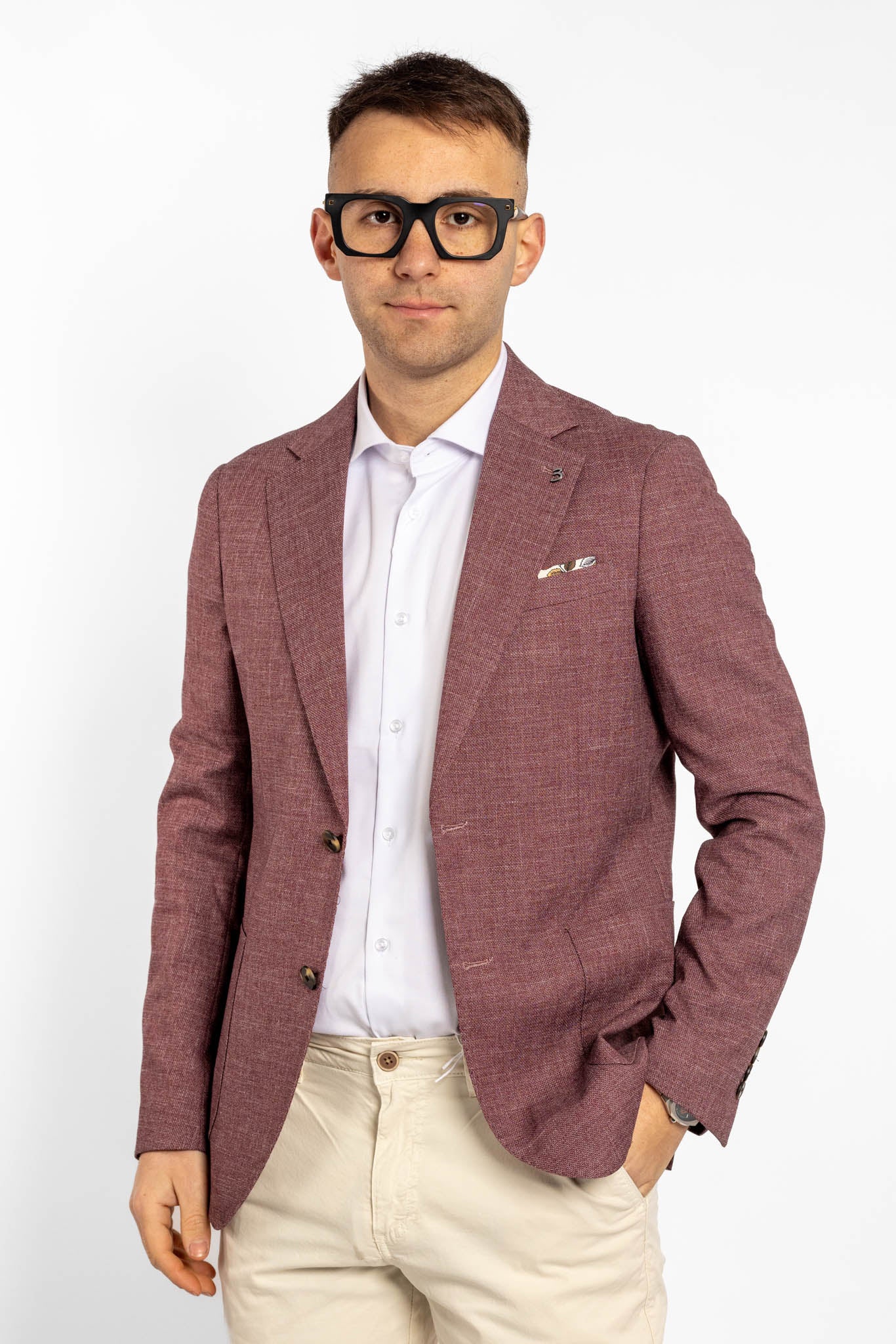 Brin Unlined Basic Jacket | Bordeaux