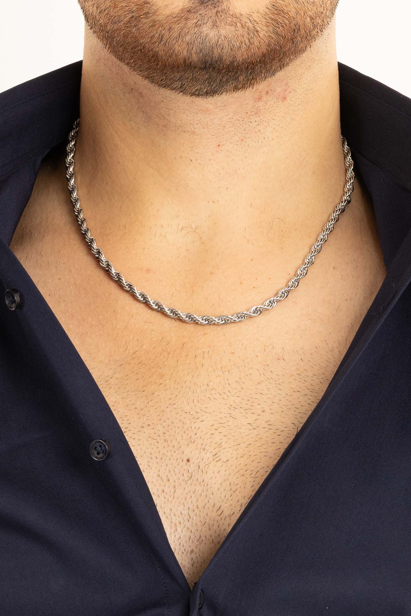 Collana Rope Chain | Argento