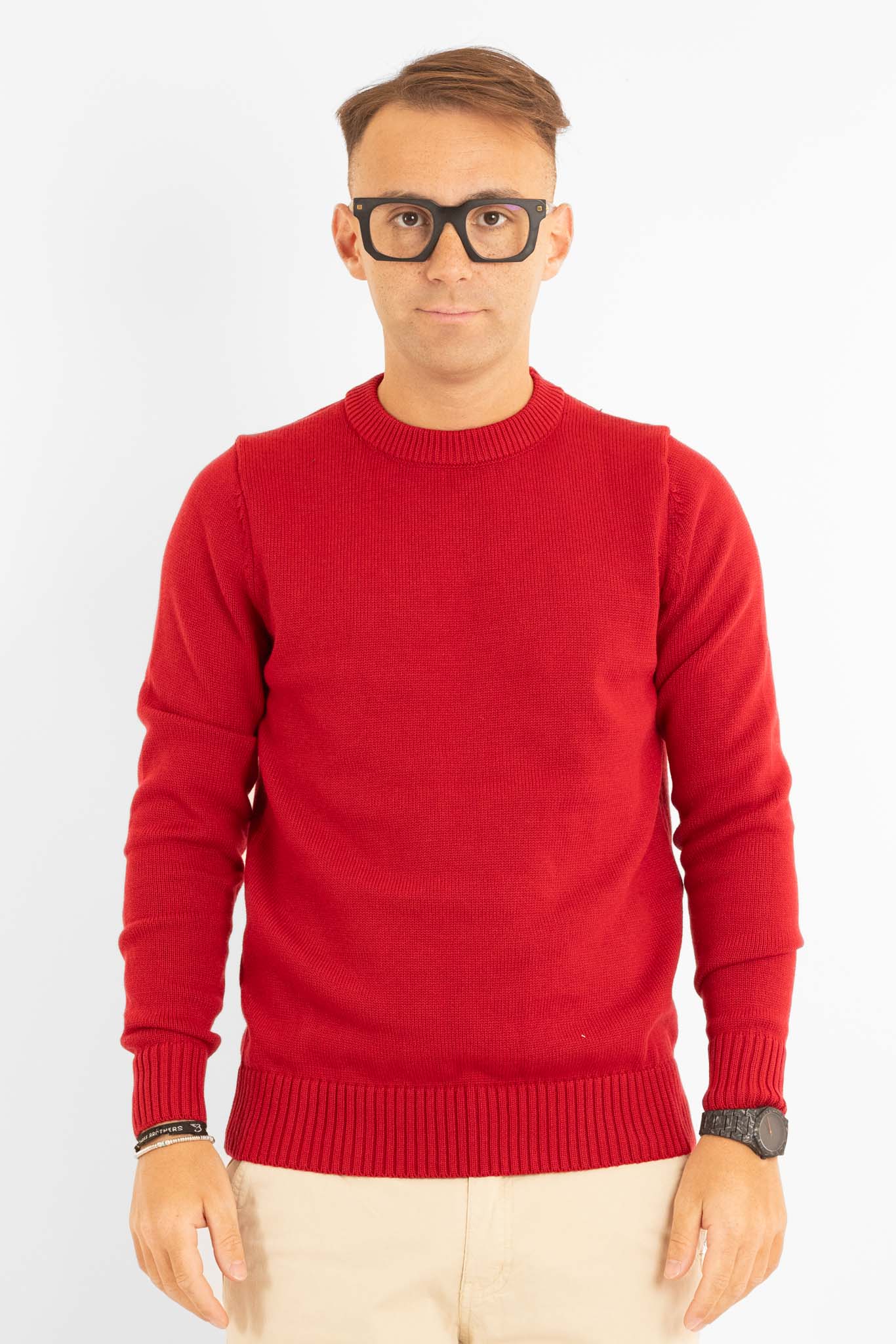 Maglione Morbido Girocollo 31154 | 2 per €50 | Bordeaux