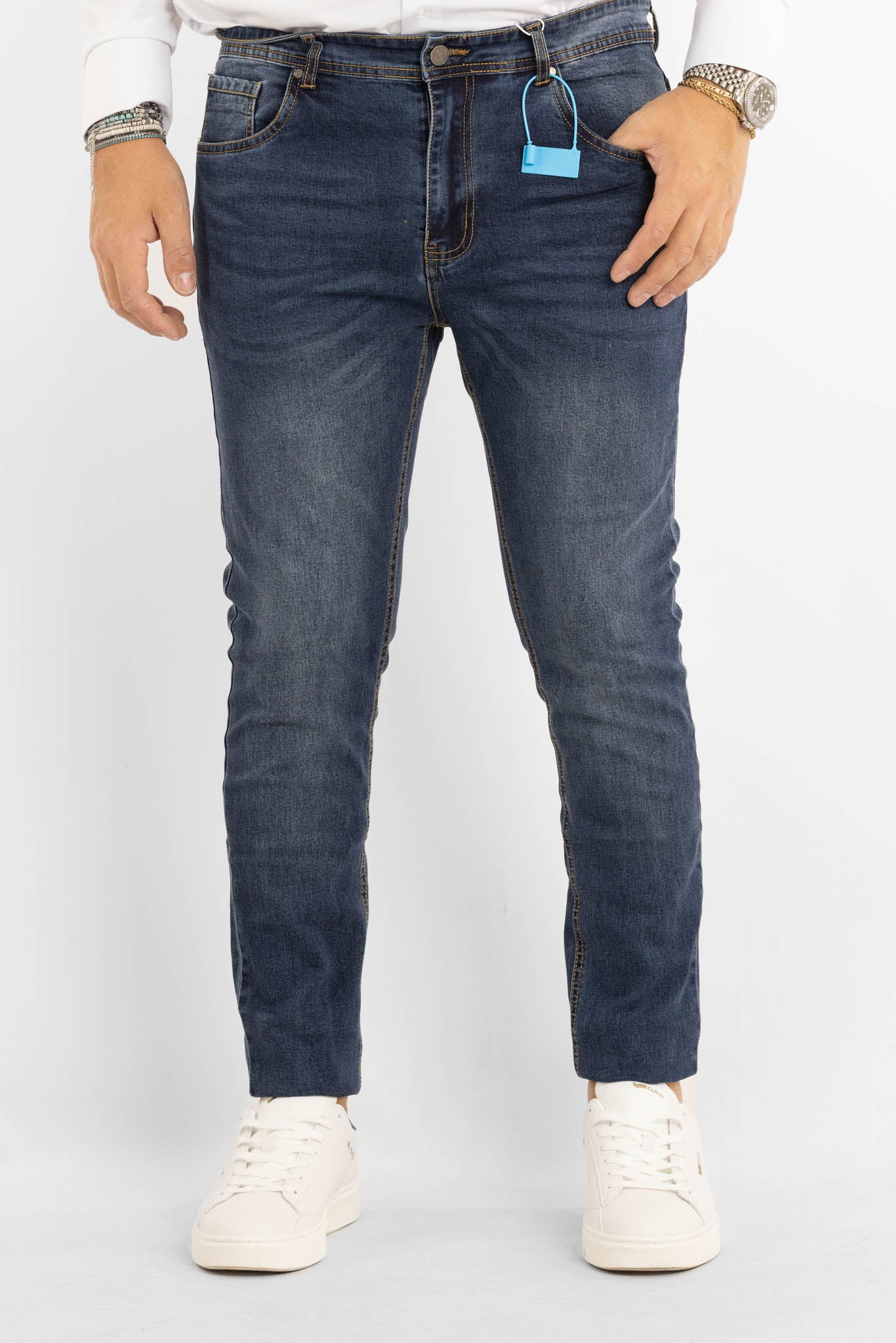 Jeans Basic Elasticizzato Semi Slim | 2 per €50 | 0312