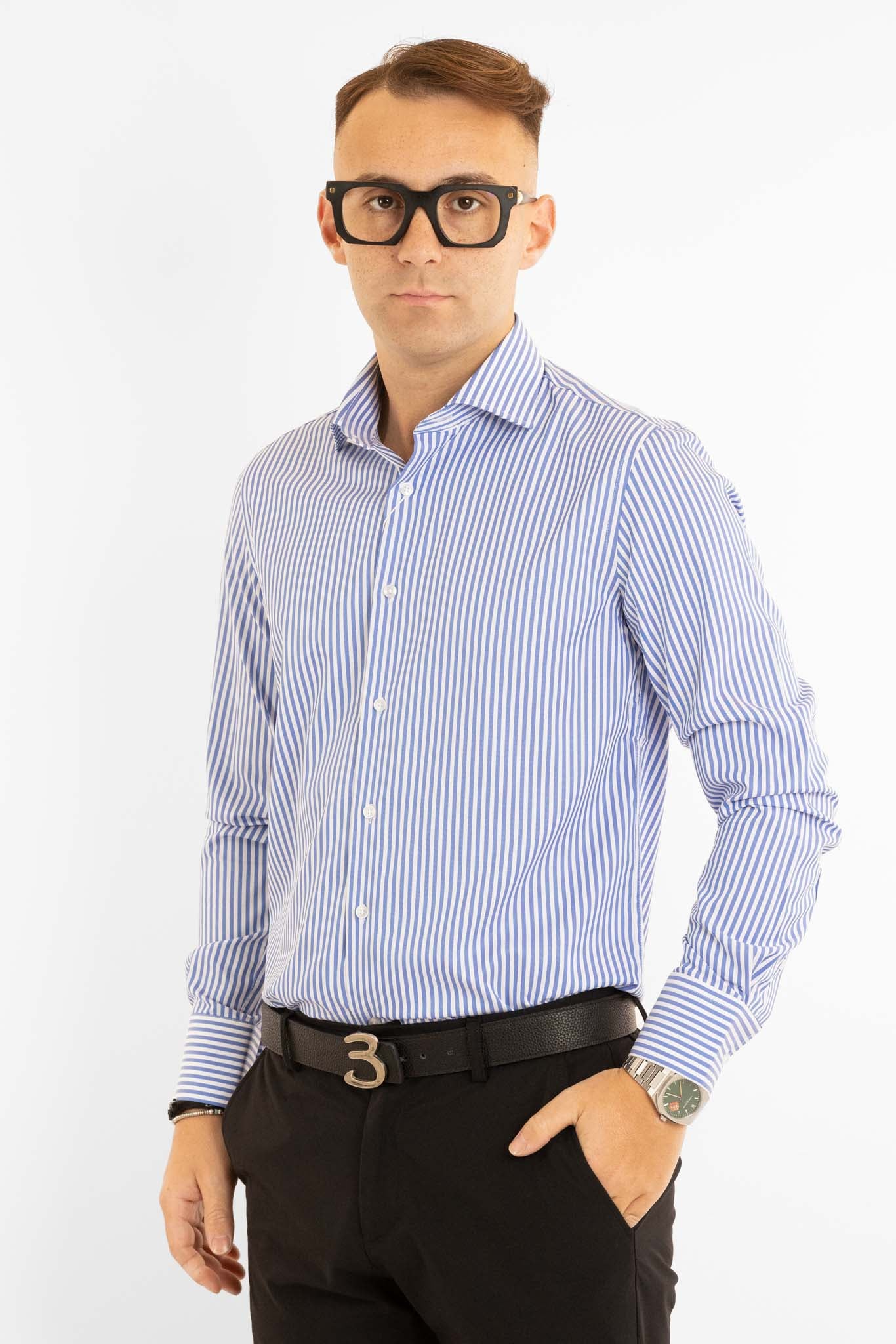 Chemise basique slim sans repassage | Blanc