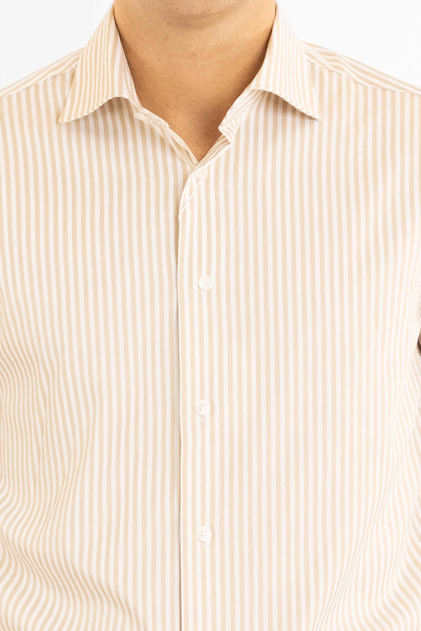 Chemise basique slim sans repassage | Blanc