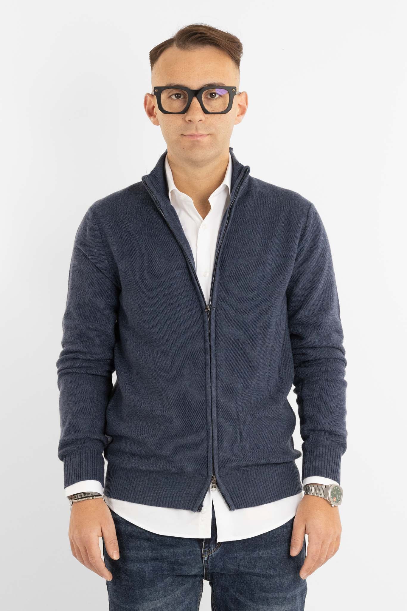 Chicco di Riso 908 Pull entièrement zippé | 2 pour 60 € | Avion