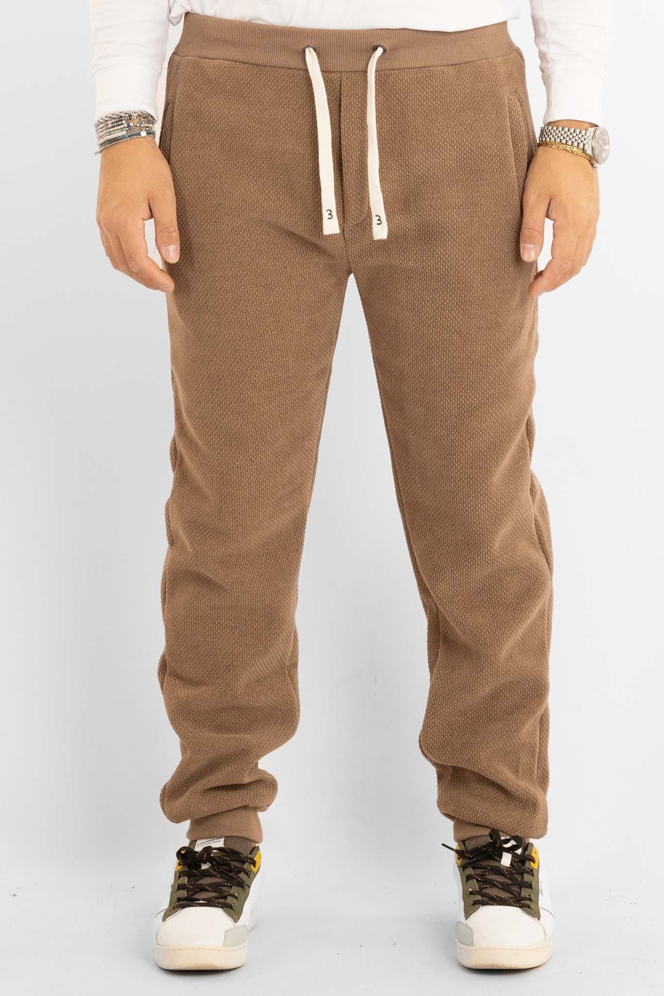 Pantalone di Tuta Ciniglia Basic | Fango