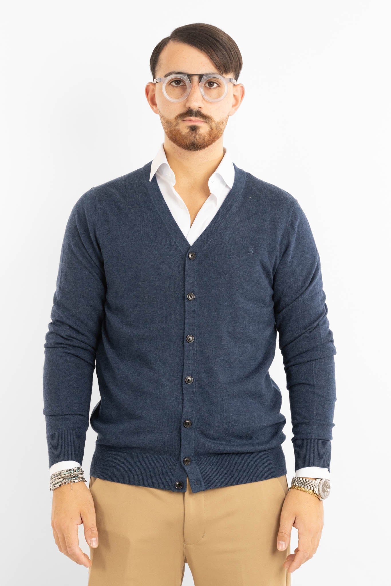Cardigan a V con Bottoni Misto Lana 817 | 2 per €50 | Avion