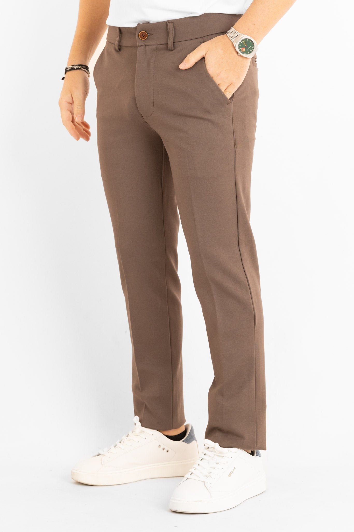 Pantalon New Jersey 6603 | 2 pour 60 € | Café