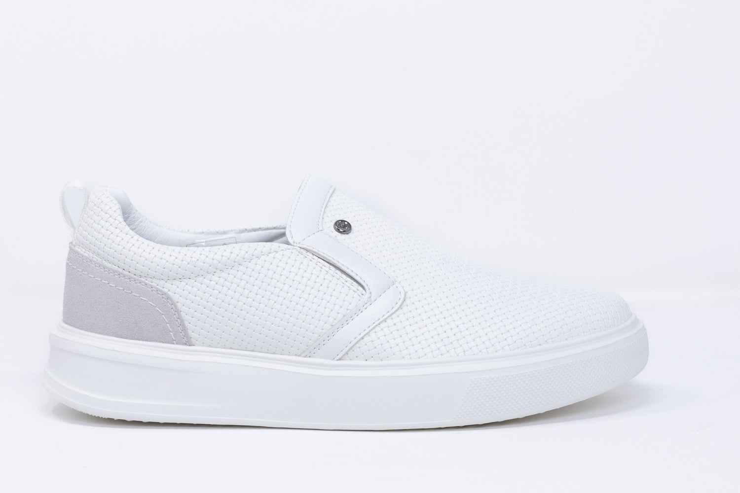 Baskets mocassins tissées 103 | Blanches