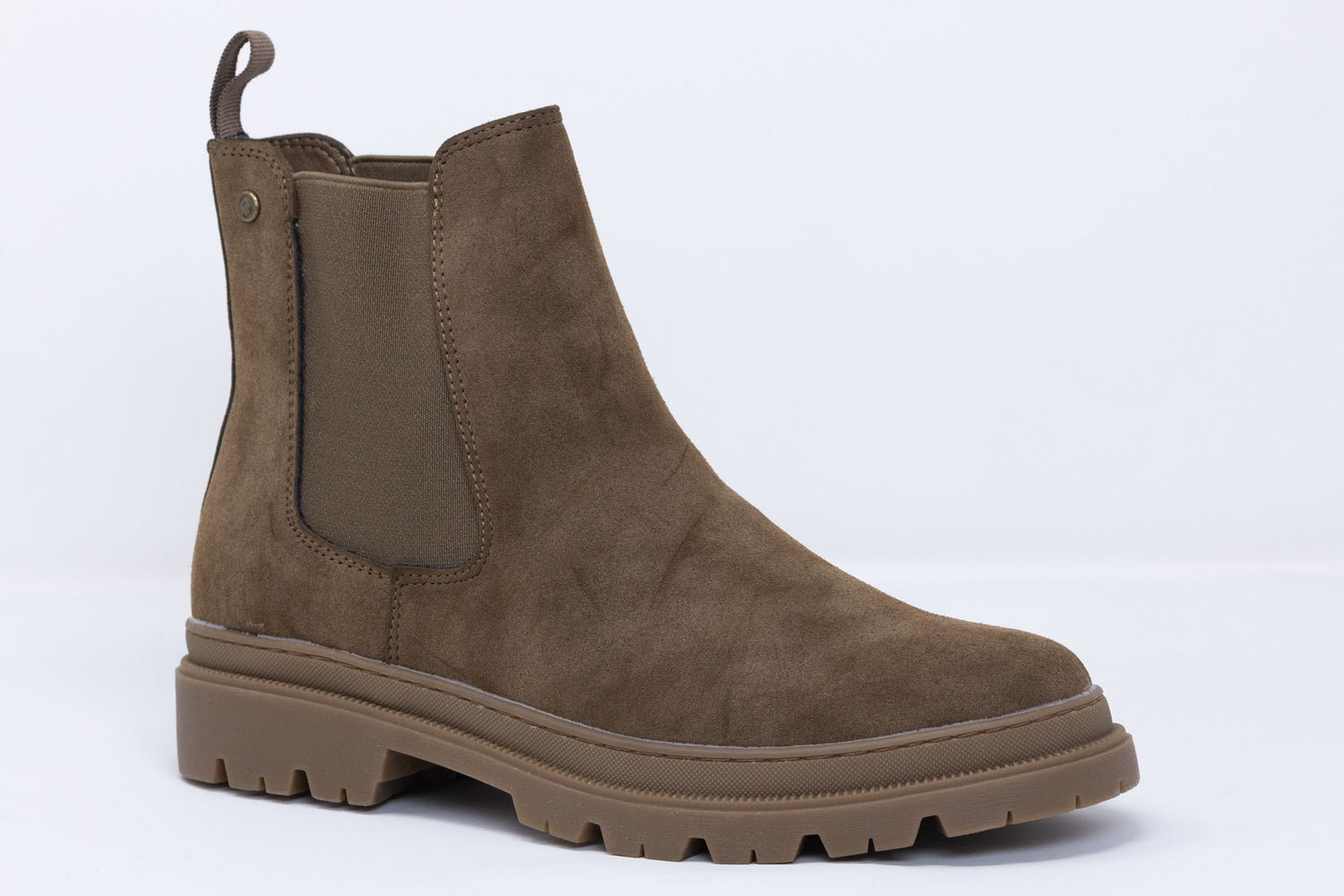 Bottine effet nubuck 106 | Café