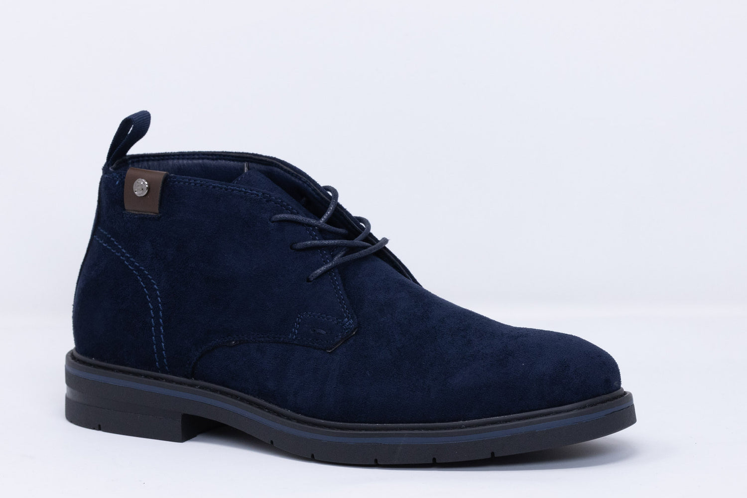 Bottines effet daim 108 | Bleues
