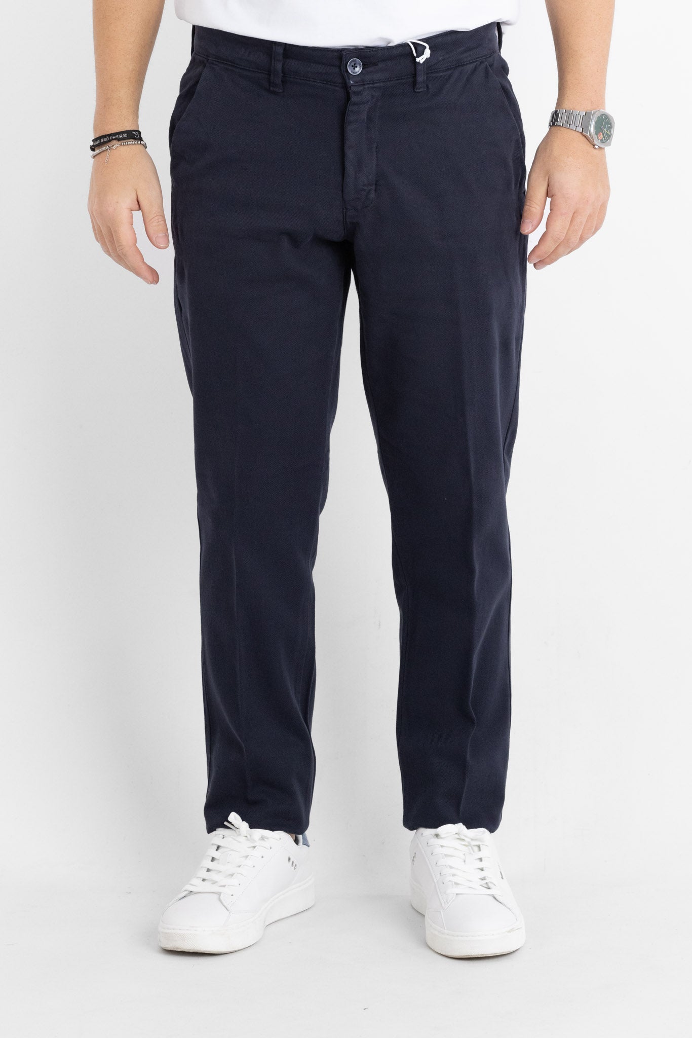 Pantalone Chinos Semi Classic BR023 | 2 per €60 | Blu