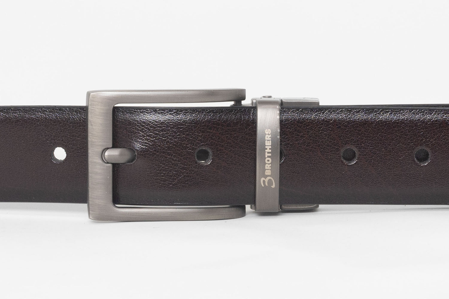 Cintura Reversibile Liscia | Testa di Moro e Nera